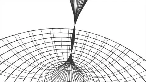 Grid net polygonal wireframe abstract drawing illustration background new Stock Illustration
