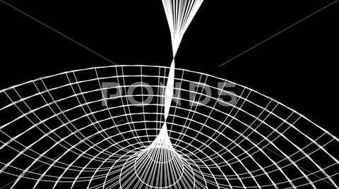 Grid net polygonal wireframe abstract drawing illustration background new Stock Illustration