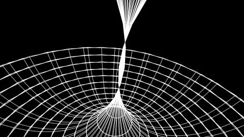 Grid net polygonal wireframe abstract drawing illustration background new Stock Illustration