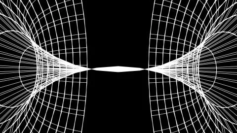 Grid net polygonal wireframe abstract drawing illustration background new Stock Illustration