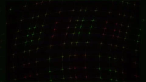 Grid Network Glowing in Dark Motion Technology Background Stock Footage 343725998