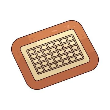 Grid Notebook illustration Stock Illustration