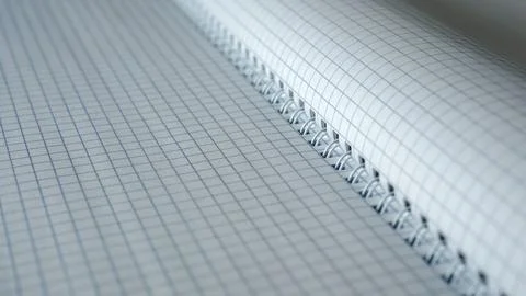 Grid notebook pages ready for creativity and ideas Stock Photos