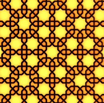 Grid of octagons Illustrazione stock