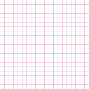 Grid paper. Abstract squared background with pink graph. Geometric pattern for 스톡 일러스트