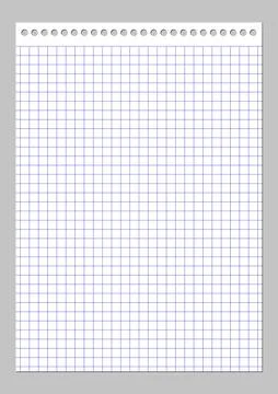 Grid paper. Abstract squared background with color graph. Geometric pattern for 스톡 일러스트