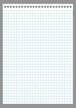 Grid paper. Abstract squared background with color graph. Geometric pattern for Stock Illustration