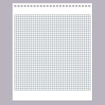 Grid paper. Abstract squared background with color graph. Geometric pattern for Illustrazione stock