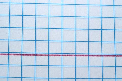 Grid paper creativity with colored pencils Stock Photos