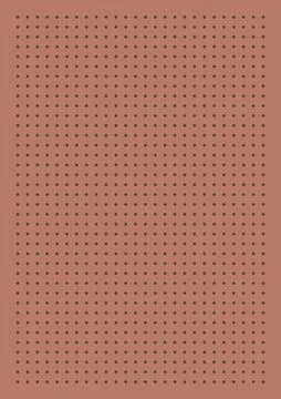 Grid paper. Dotted grid on beige background. Abstract dotted transparent Illustrazione stock