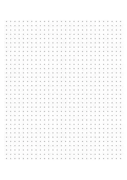 Grid paper. Dotted grid on white background. Abstract dotted transparent Stock Illustration