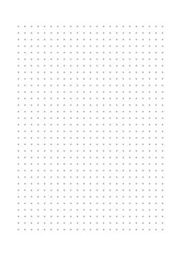 Grid paper. Dotted grid on white background. Abstract dotted transparent Stock Illustration