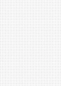Grid paper. Dotted grid on white background. Abstract dotted transparent イラスト素材