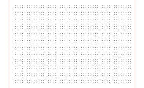 Grid paper. Dotted grid on white background. Abstract dotted transparent Stock Illustration