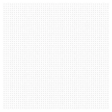 Grid paper. Dotted grid on white background. Abstract dotted transparent Stock Illustration