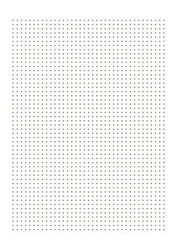 Grid paper. Dotted grid on white background. Abstract dotted transparent Stock Illustration