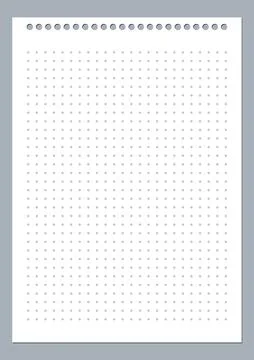 Grid paper. Dotted grid on white background. Abstract dotted transparent 스톡 일러스트