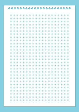 Grid paper. Dotted grid on white background. Abstract dotted transparent 스톡 일러스트
