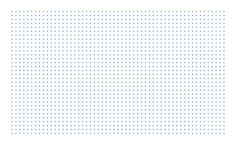Grid paper. Dotted grid on white background. Abstract dotted transparent Illustrazione stock