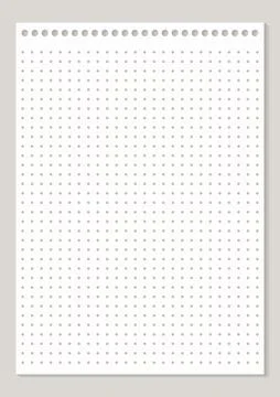 Grid paper. Dotted grid on white background. Abstract dotted transparent イラスト素材