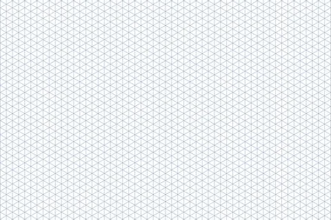 Grid paper. Isometric color grid on white background. Abstract lined transparent Illustrazione stock