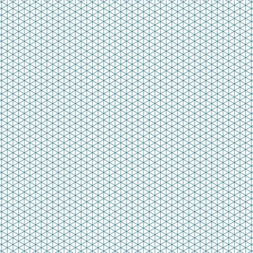 Grid paper. Isometric color grid on white background. Abstract lined transparent Illustrazione stock