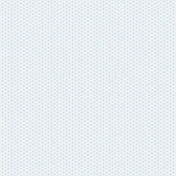 Grid paper. Isometric grid on white background. Abstract lined transparent Illustrazione stock