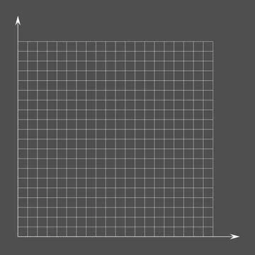 Grid paper. Mathematical graph. Cartesian coordinate system with x-axis, y-axis イラスト素材