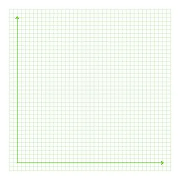 Grid paper. Mathematical graph. Cartesian coordinate system with x-axis, y-axis イラスト素材