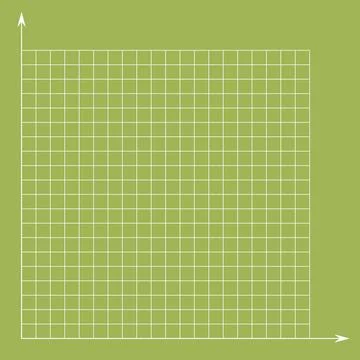 Grid paper. Mathematical graph. Cartesian coordinate system with x-axis, y-axis Stockillustratie