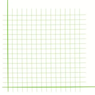 Grid paper. Mathematical graph. Cartesian coordinate system with x-axis, y-axis Stock Illustration