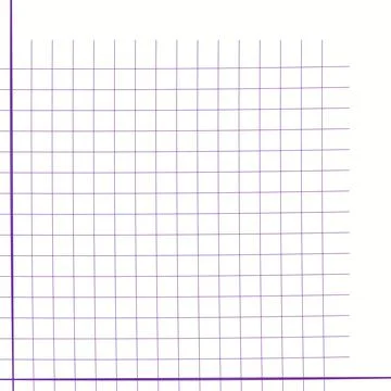 Grid paper. Mathematical graph. Cartesian coordinate system with x-axis, y-axis Stockillustratie