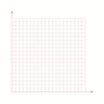 Grid paper. Mathematical graph. Cartesian coordinate system with x-axis, y-axis Stock Illustration