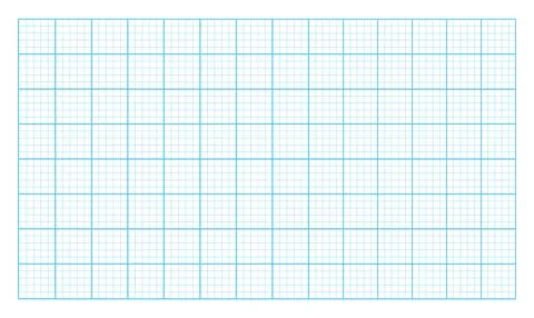 Grid Paper for Mathematics, Science, or Engineering Stock Illustration