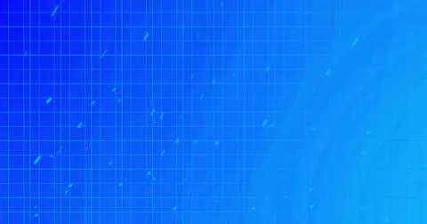 Grid pattern and blue shapes, image background Stock Illustration