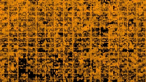 Grid Pattern Breakdown - Glitch Visual Sequence Pattern Tile Stock Footage 302117280