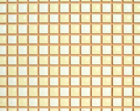 Grid pattern on ceramic tile Stock Photos