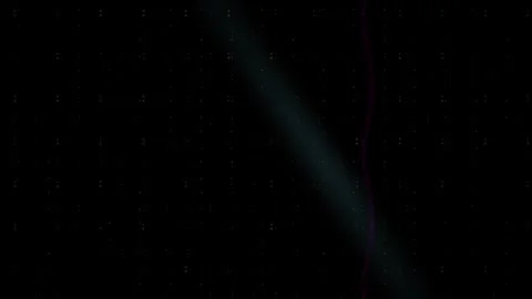 Grid Pattern in Dark Space with Moving Light Beam and Vertical Purple Line Stock Footage 343726468