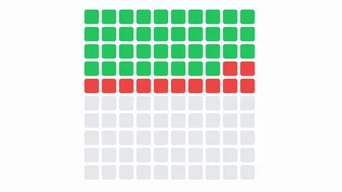 Grid pattern with green red squares on gray background Stock Illustration
