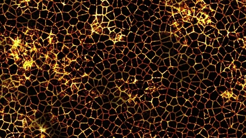 Grid pattern with heat distortion flowing in seamless loop Stock Footage 335921875