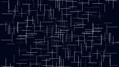Grid pattern of intersecting lines created by white dots Stock Footage 316764322
