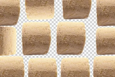 Grid pattern of rectangular blocks of beige halva, a dense middle eastern. Stock Photos