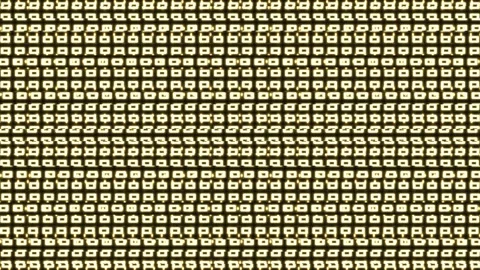 Grid pattern with repeated shapes in warm colors Stock Footage 339372816