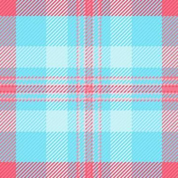 Grid plaid textile seamless, decorating check texture pattern. Craft fabric.. Illustrazione stock