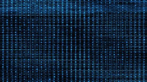 Grid Platform Animation Background, Synthwave wireframe net illustration Foto stock