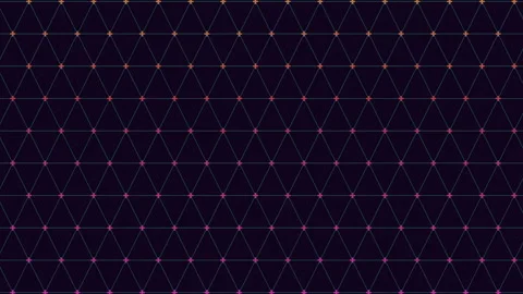 Grid of purple lines and dots create seamless pattern Vídeos de archivo 267048691