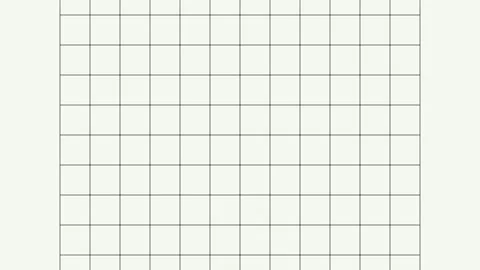 Grid Reconnection Animation of Distorted Lines on a Plain Background 库存影片 332952352