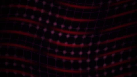 Grid of Red and Purple Glowing Nodes Waves Dynamically in a Dark Abstract B.. 스톡 동영상 343726488