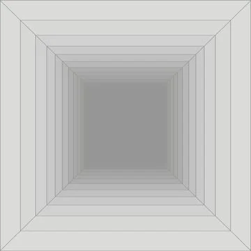 Grid room in perspective in 3d style. Digital empty box. Stockillustratie