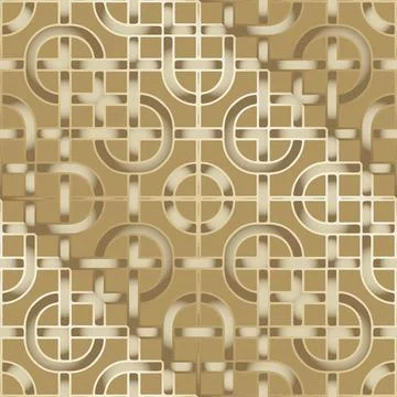 Grid seamless pattern. Vector celtic style background. Ornamental repeat deco Stock Illustration